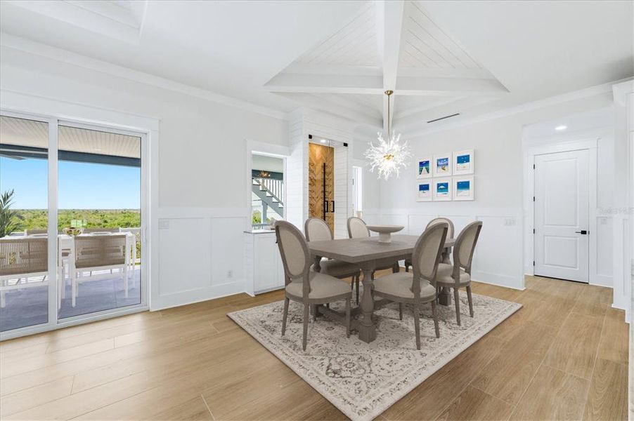 Furnished interior view inside a new home in , Placida (Image 14).
