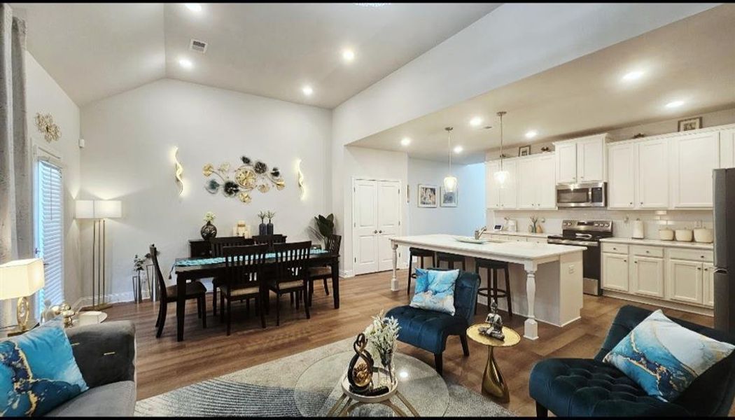 Furnished interior view inside a new home in , Homer (Image 39).
