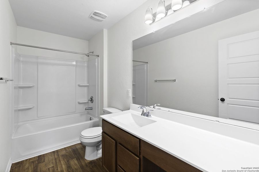 Furnished interior view inside a new home in Knox Ridge, Converse (Image 14).