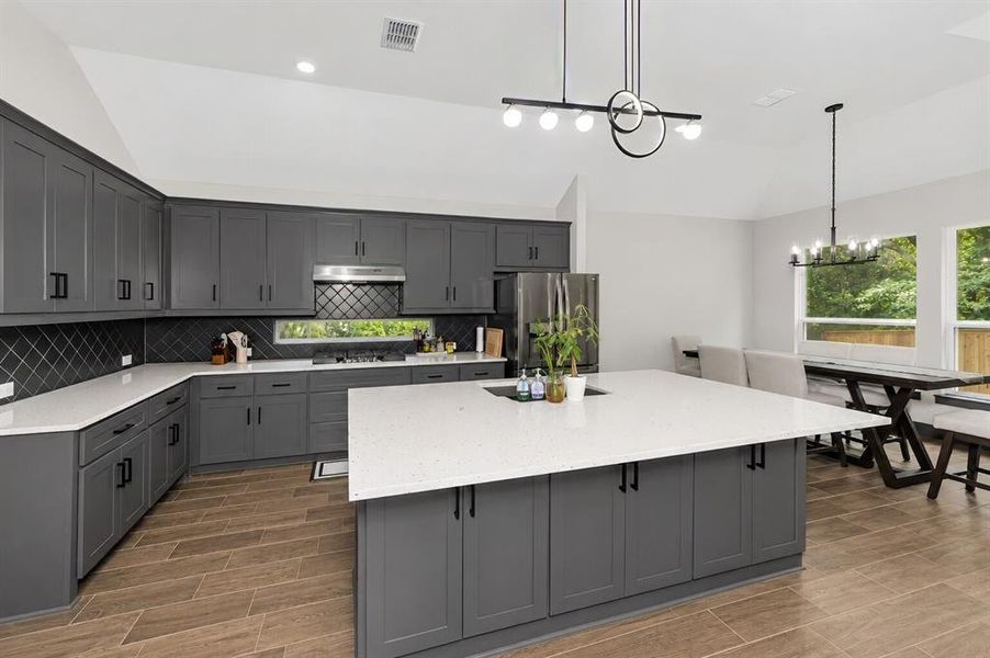 Furnished interior view inside a new home in , Little Elm (Image 11).