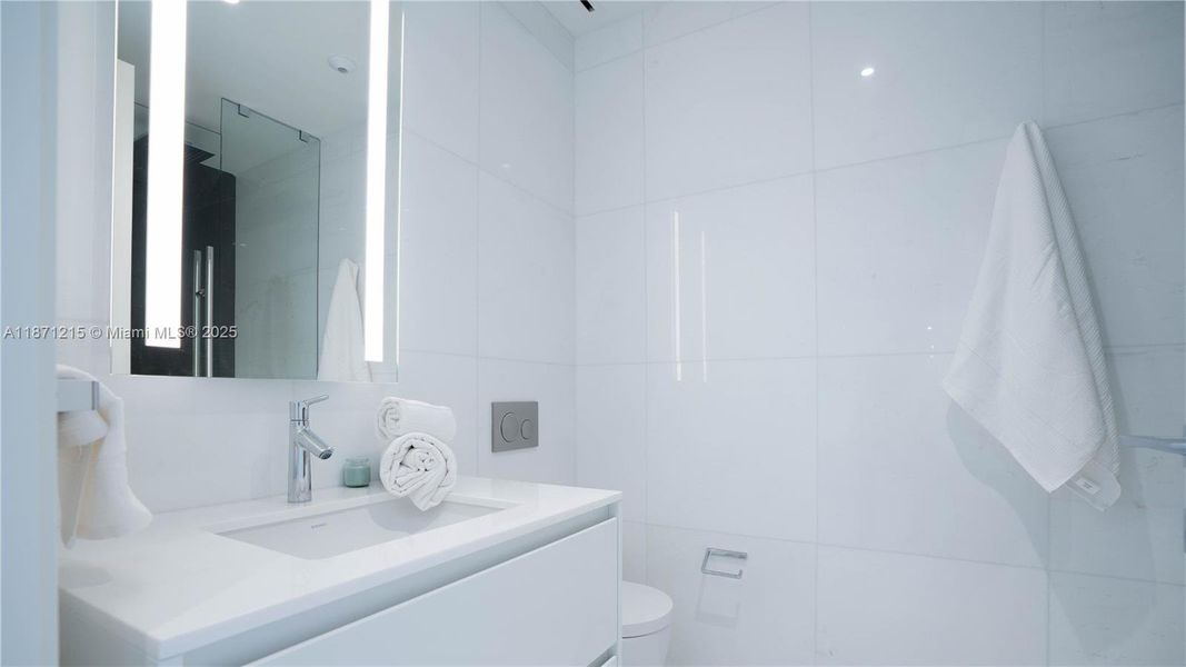 Furnished interior view inside a new home in , Miami (Image 25).