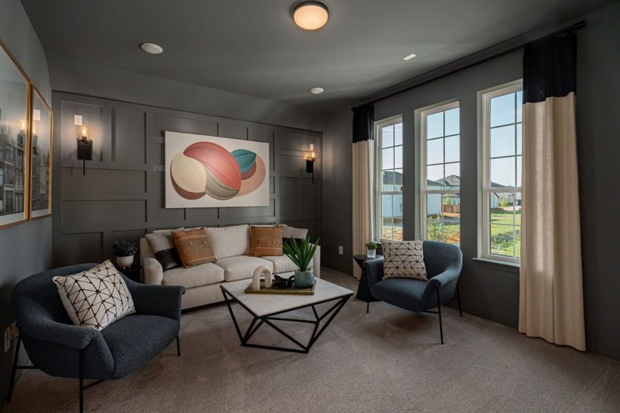 Furnished interior view inside a new home in Lexington Frisco, Frisco (Image 7).