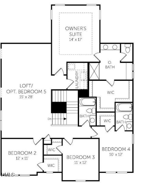 Millbrook 530 Floor Plan Upstairs