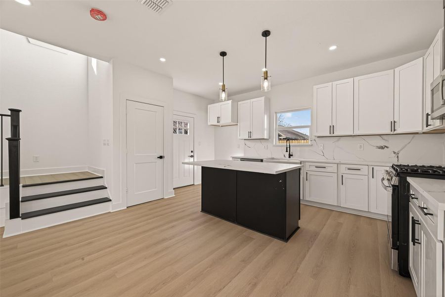 Furnished interior view inside a new home in , Houston (Image 8).