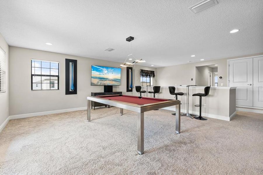 Loft with Convertible Dining/Pool Table Included with house)