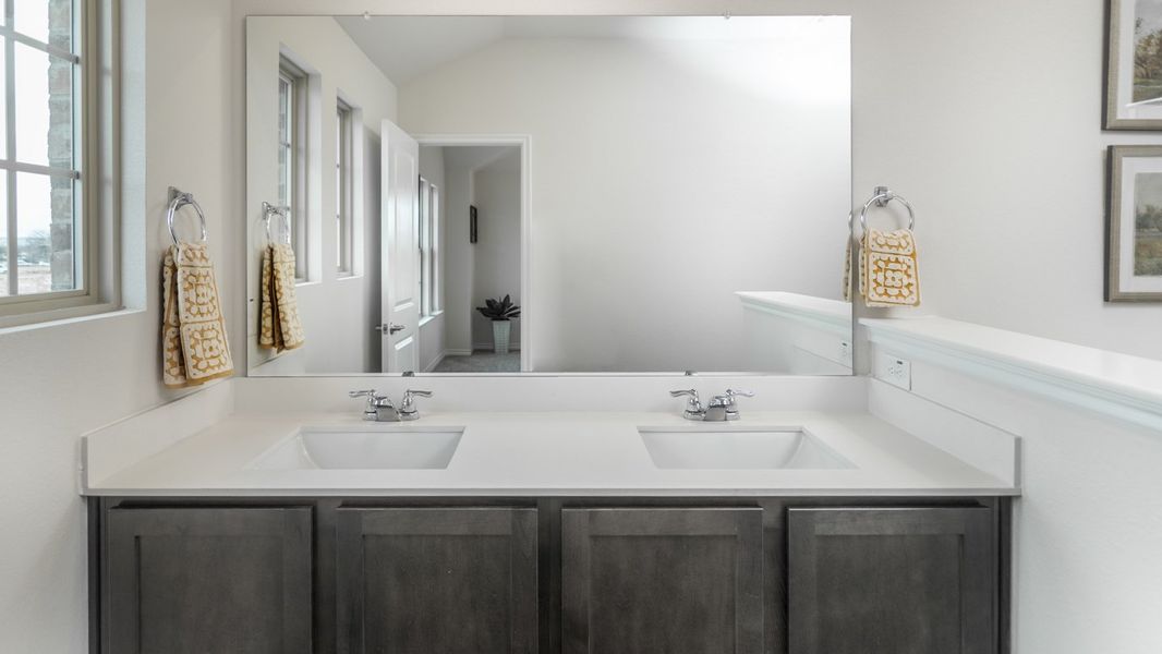 Furnished interior view inside a new home in Liberty Crossing, Royse City (Image 16).