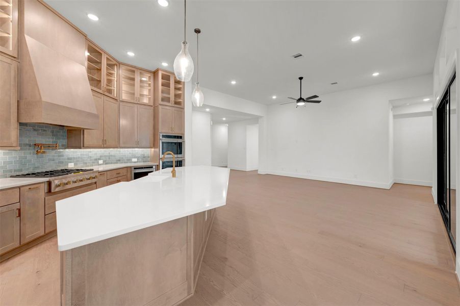 Furnished interior view inside a new home in The Woodlands Hills - Premier Collection, Willis (Image 11).