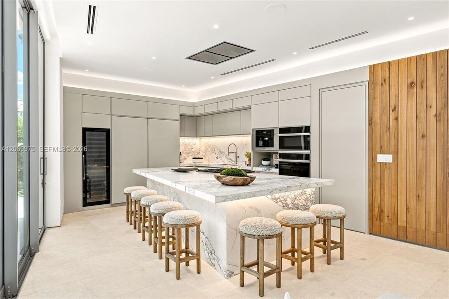 Furnished interior view inside a new home in , Miami (Image 41).