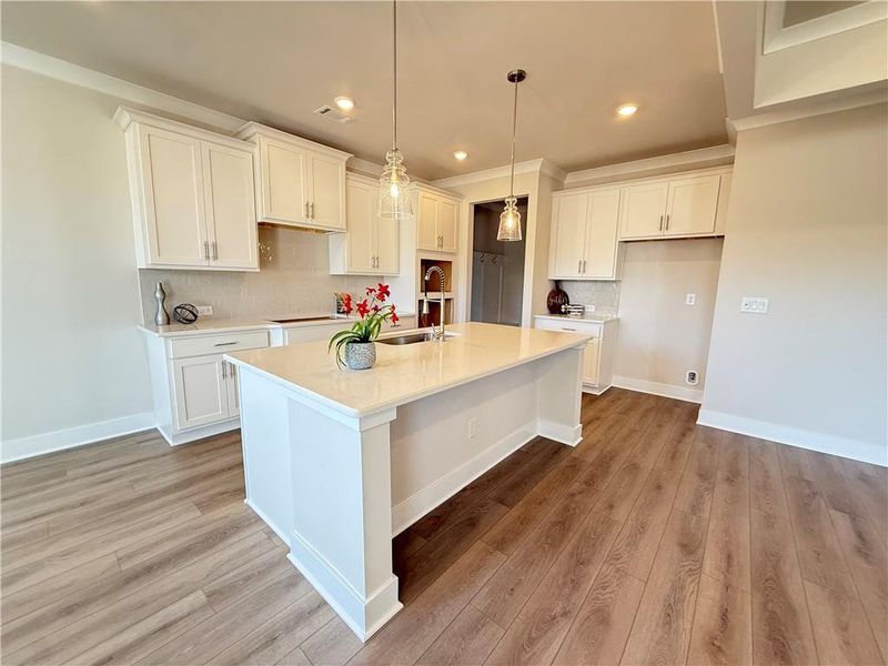 Furnished interior view inside a new home in Ponderosa Farms Manor, Gainesville (Image 11).