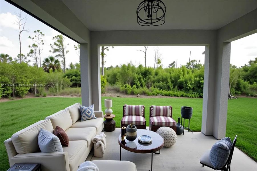 Furnished interior view inside a new home in , Labelle (Image 5).