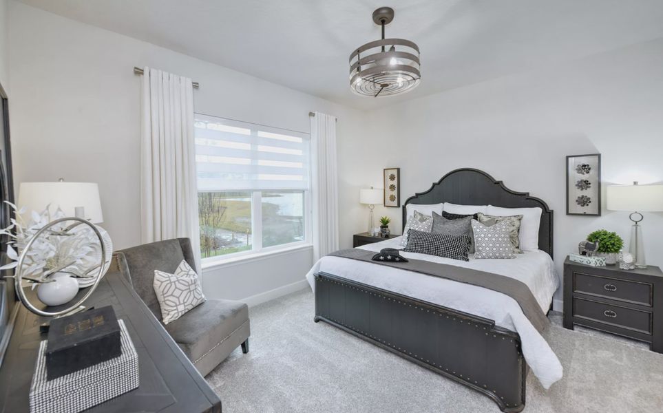 Furnished interior view inside a new home in Woodhaven, Port Orange (Image 25).