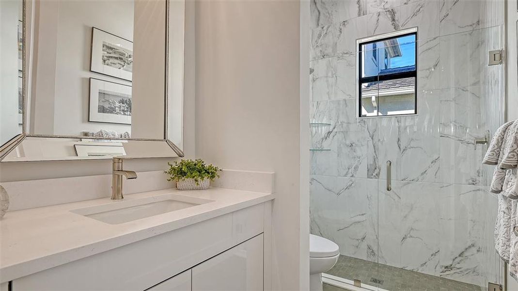 Furnished interior view inside a new home in , Sarasota (Image 19).