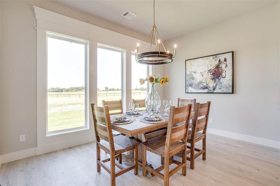 Furnished interior view inside a new home in , Weatherford (Image 9).