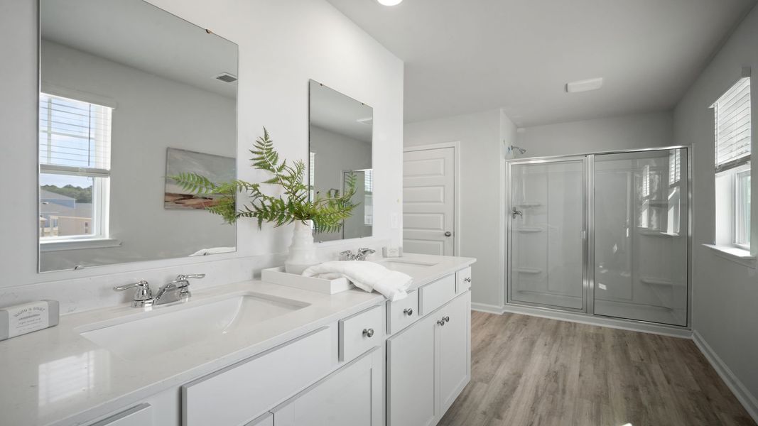 Furnished interior view inside a new home in The Retreat at East Argent, Ridgeland (Image 26). Furnished interior view inside a new home in The Retreat at East Argent, Ridgeland (Image 26).