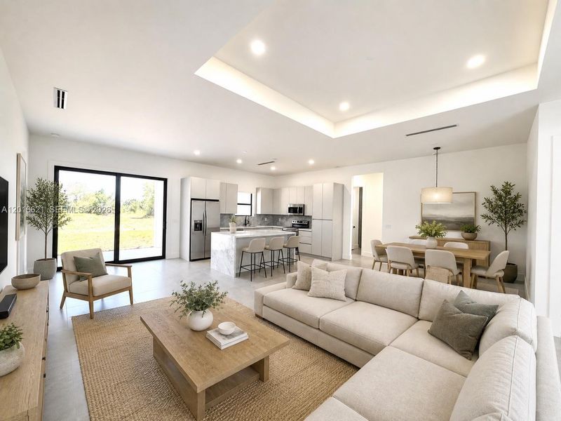 Furnished interior view inside a new home in , Naples (Image 17). Furnished interior view inside a new home in , Naples (Image 17).