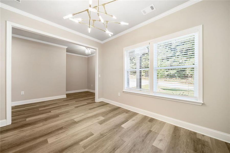 Spacious, unfurnished interior of a new home in , Lawrenceville (Image 23).