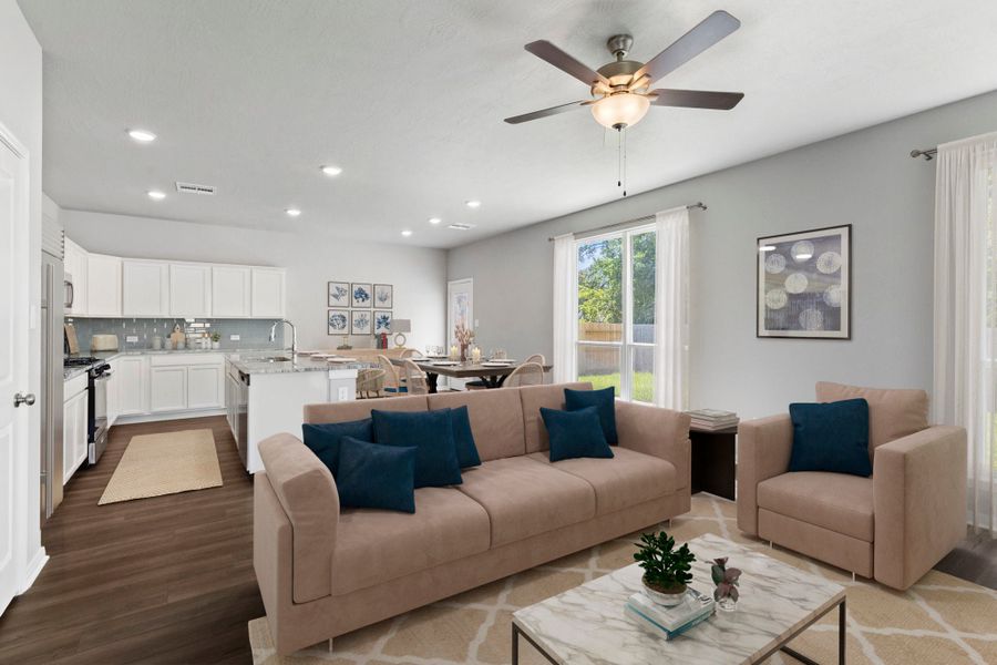 Representative furnished interior of a home built from the The 2029 by Stylecraft Builders in Hilltop Heights, Waco (Image 8).