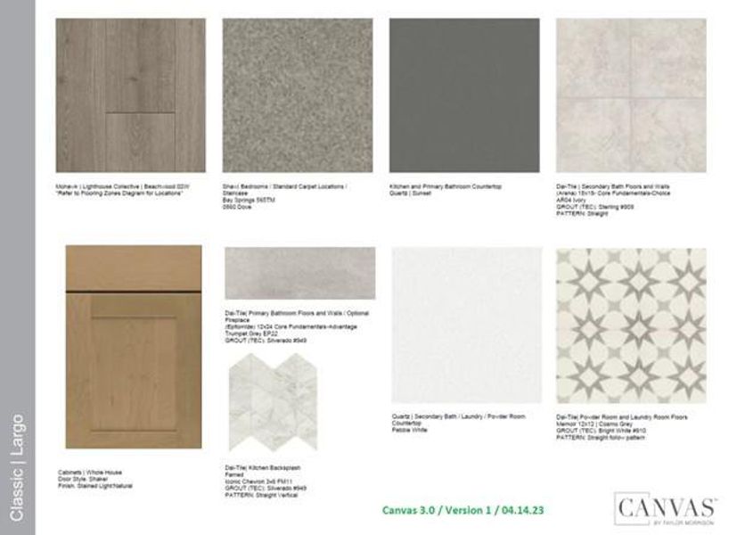 1401 Iberville Drive design selections! This home is currently under construction and selections are subject to change