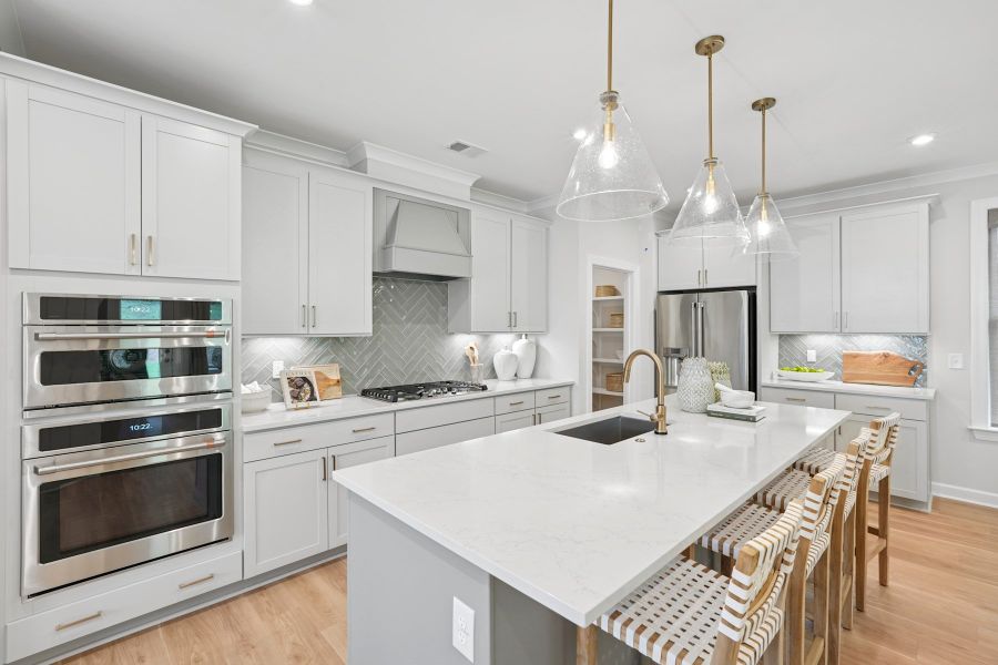 Representative furnished interior of a home built from the Oak Haven by Tri Pointe Homes in Altis At Serenity, Fuquay Varina (Image 12).