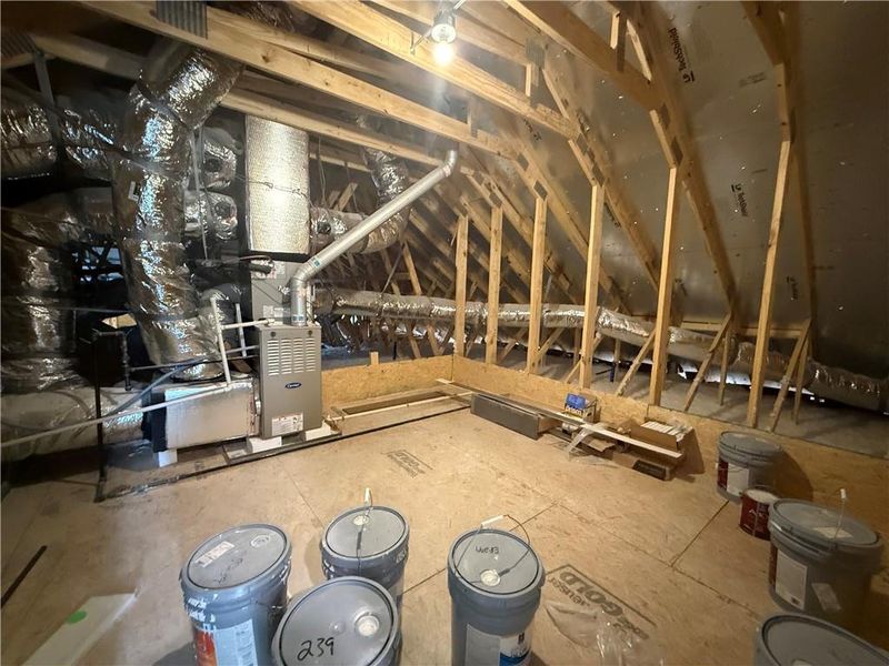 In-progress construction of a new home in , Hiram, GA (Image 33).