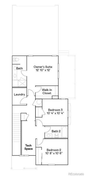 2D floor plan layout of this home in , Thornton, CO (Image 3).