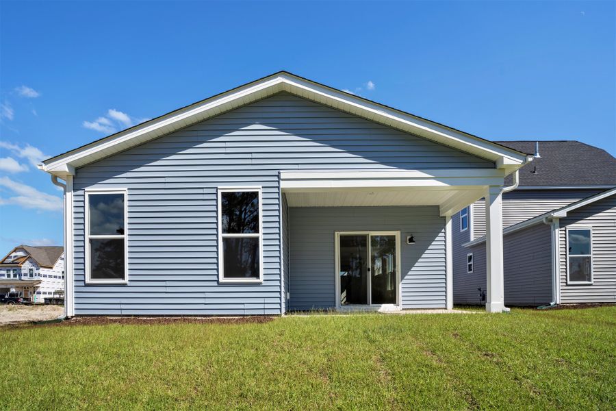 Representative exterior details of a home built from the The Jasmine by Chesapeake Homes in Coastal Club of the Carolinas, Calabash (Image 3).