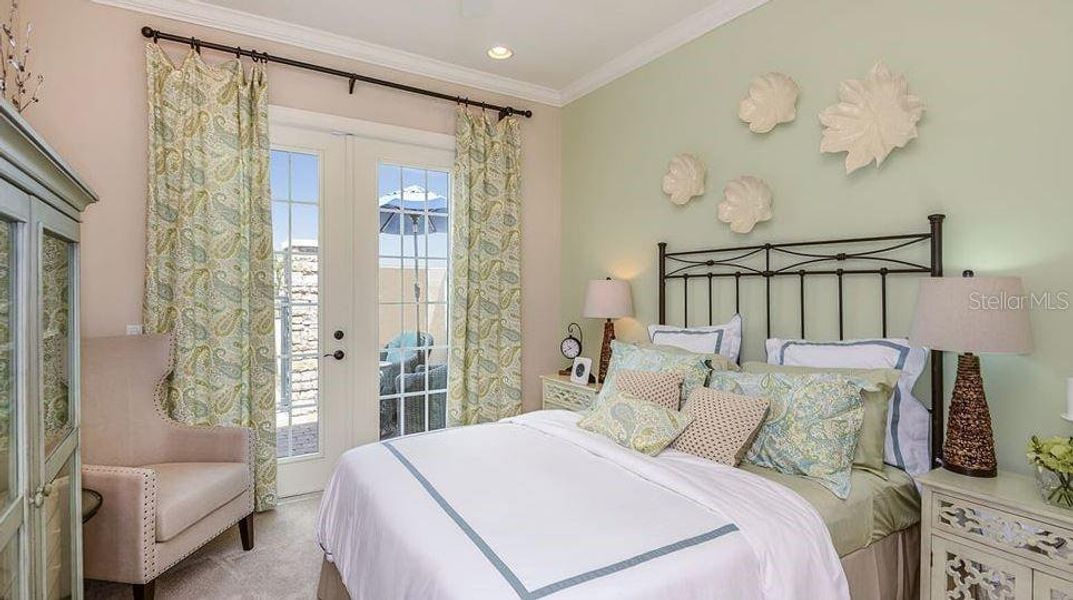 Furnished interior view inside a new home in Esplanade at Wiregrass Ranch, Wesley Chapel (Image 10).