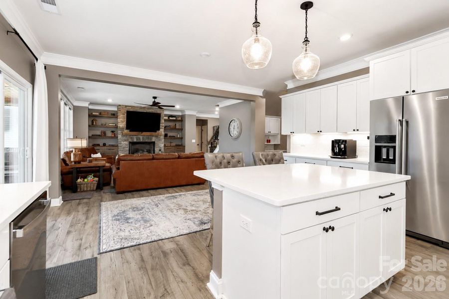 Furnished interior view inside a new home in Falls Cove, Troutman (Image 32).