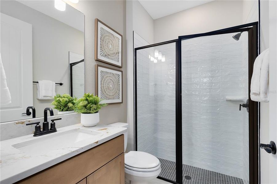 Furnished interior view inside a new home in Del Webb Twin Lakes, St. Cloud (Image 22).