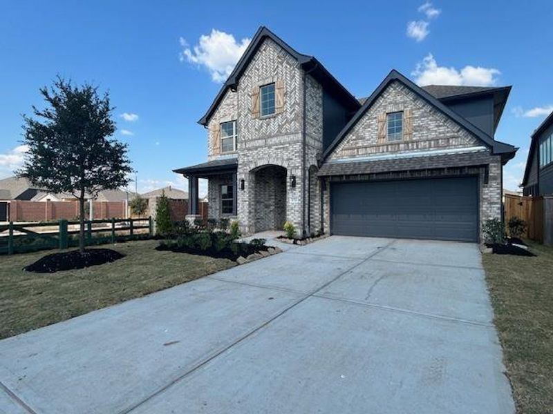 Corner lot but a green space between the home and the street. Front porch a bonus. Corner lot but a green space between the home and the street. Front porch a bonus.