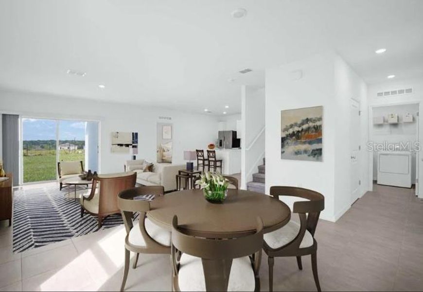 Furnished interior view inside a new home in Palm Wind, Hudson (Image 6).