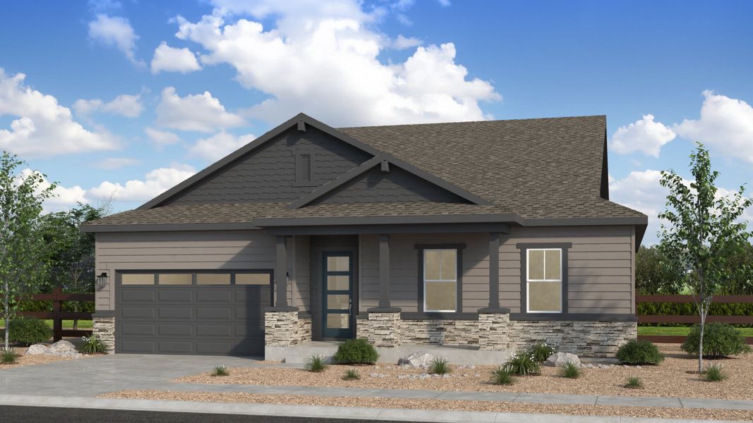 Representative exterior photo of a completed home built from the Ridge by Taylor Morrison in Parterre, Thornton, CO (Image 18). Representative exterior photo of a completed home built from the Ridge by Taylor Morrison in Parterre, Thornton, CO (Image 18).