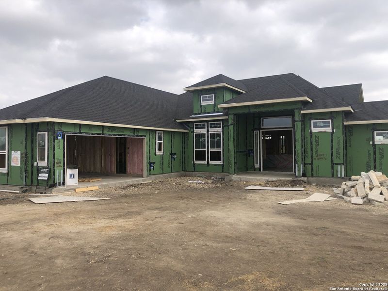 In-progress construction of a new home in Sienna Lakes, San Antonio, TX (Image 4).