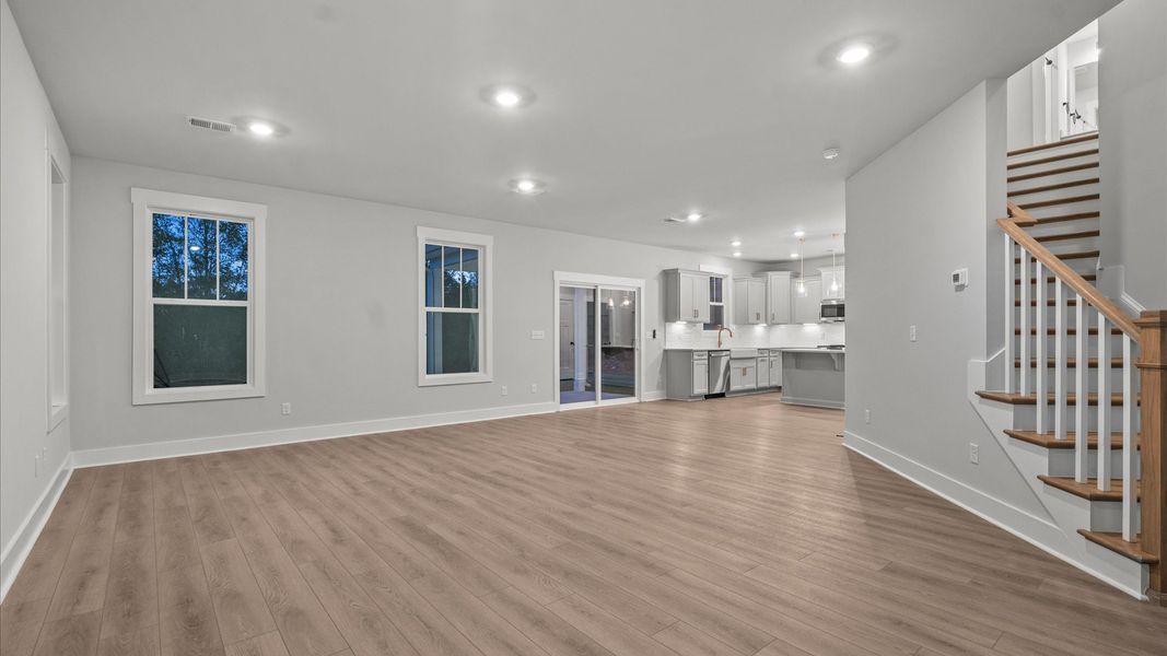 Furnished interior view inside a new home in Woodglen, Piedmont (Image 8). Furnished interior view inside a new home in Woodglen, Piedmont (Image 8).