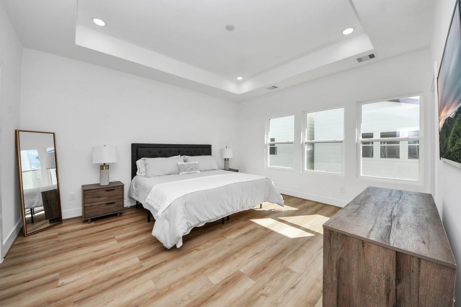 Primary bedroom on the third floor Primary bedroom on the third floor