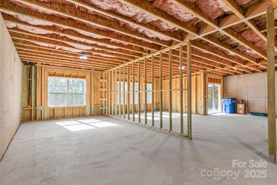 In-progress construction of a new home in Bell Farm: 60's, Statesville, NC (Image 35).