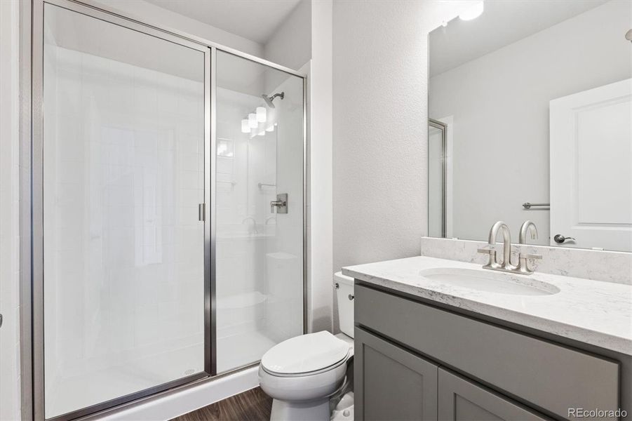 Furnished interior view inside a new home in Prestige Collection at Parkdale Commons, Lafayette (Image 10). Furnished interior view inside a new home in Prestige Collection at Parkdale Commons, Lafayette (Image 10).