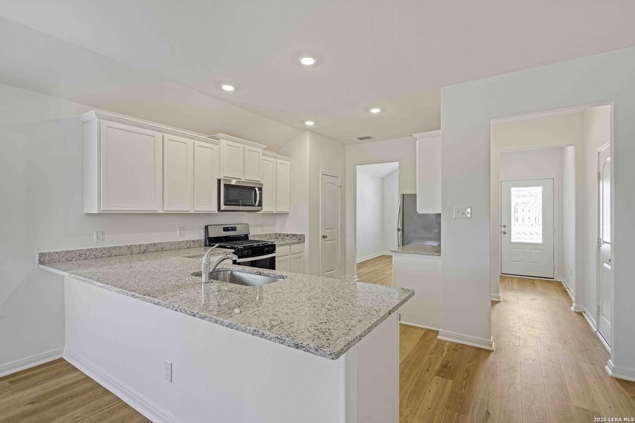 Furnished interior view inside a new home in , San Antonio (Image 4).