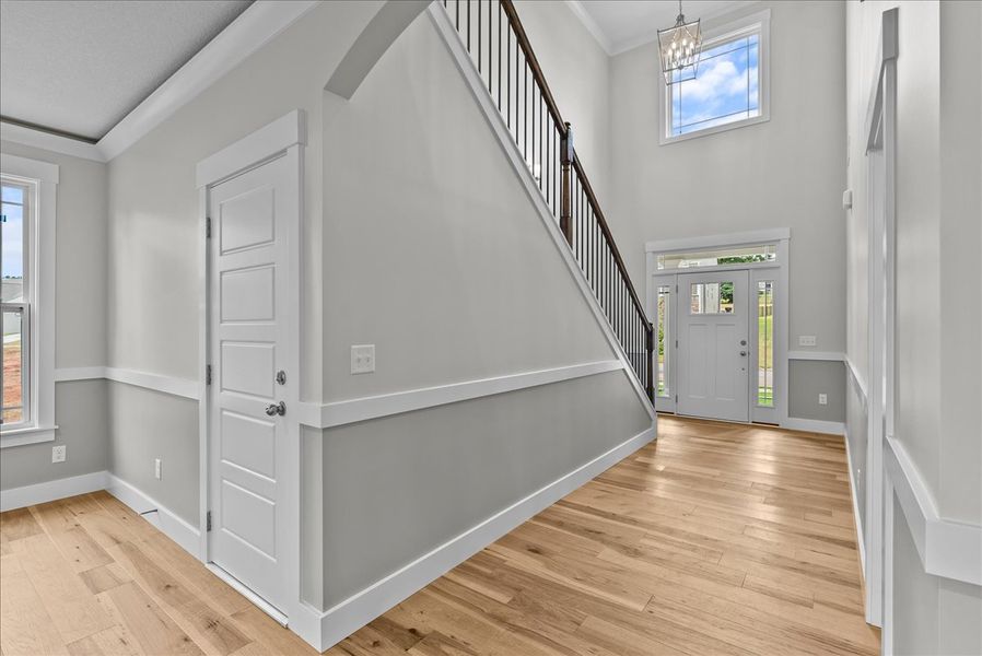 Representative unfurnished interior of a home built from the Emilia Elite by Enchanted Homes in Pointe Summit, Slater-Marietta (Image 34).