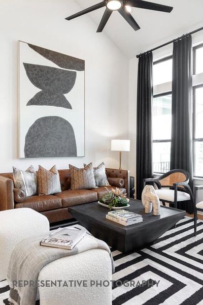 Furnished interior view inside a new home in Easton Park, Austin (Image 5).