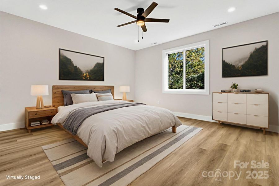 Furnished interior view inside a new home in , Asheville (Image 8).