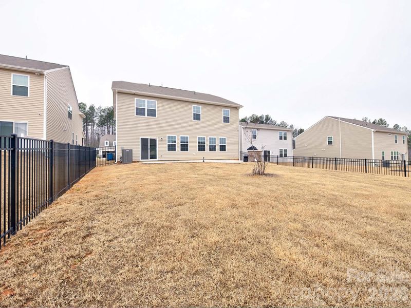 Exterior details and patio area of a home in Shannon Woods, Maiden (Image 21).