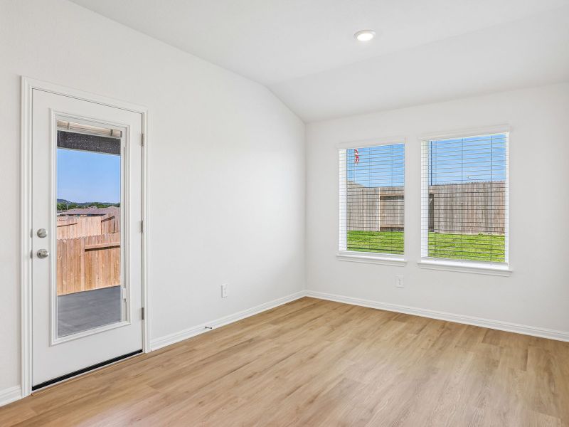 Spacious, unfurnished interior of a new home in Creekfall, Burnet (Image 9). Spacious, unfurnished interior of a new home in Creekfall, Burnet (Image 9).