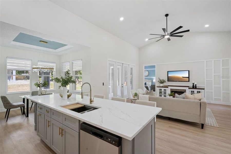 Furnished interior view inside a new home in , Apopka (Image 16).