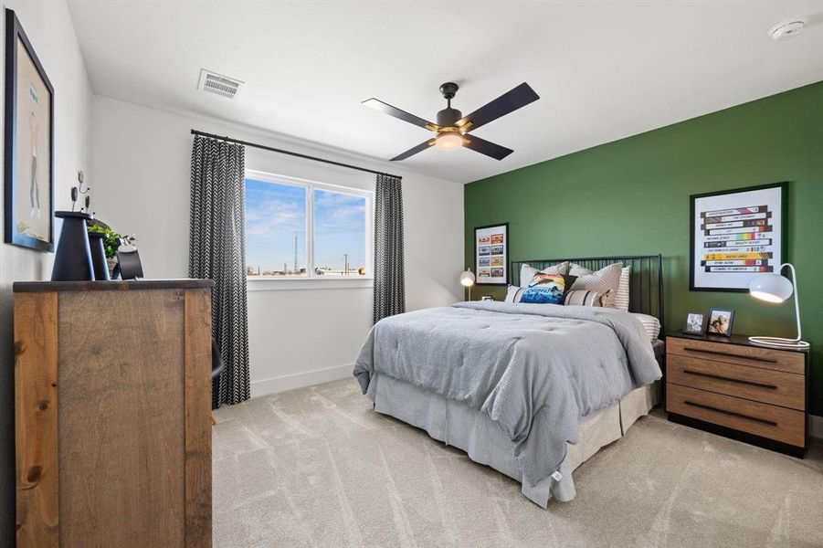 Furnished interior view inside a new home in North Square at Uptown, Celina (Image 21).