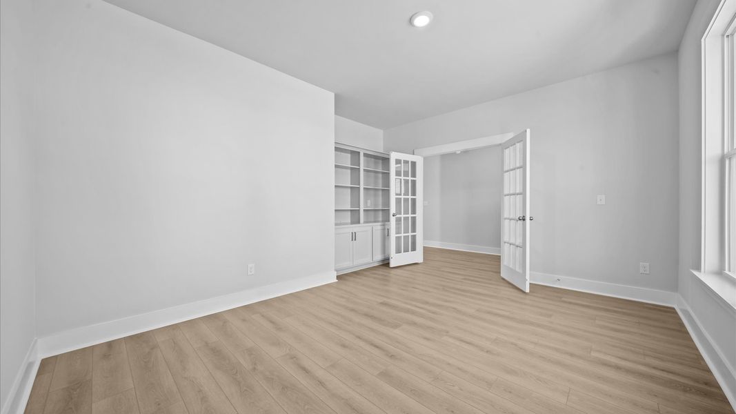 Representative furnished interior of a home built from the Wakefield - Finished Basement by DRB Homes in Pinebrook, Woodruff (Image 3).