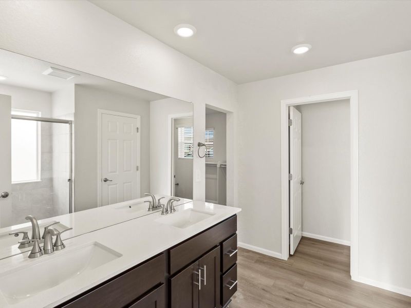 Furnished interior view inside a new home in Meridian Ranch, Peyton (Image 5).