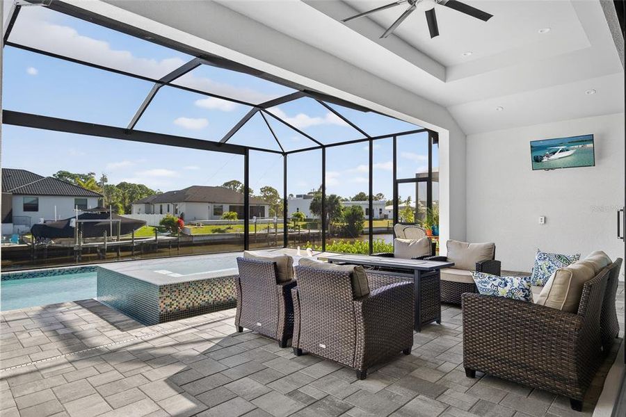 Exterior details and patio area of a home in , Cape Coral (Image 23). Exterior details and patio area of a home in , Cape Coral (Image 23).