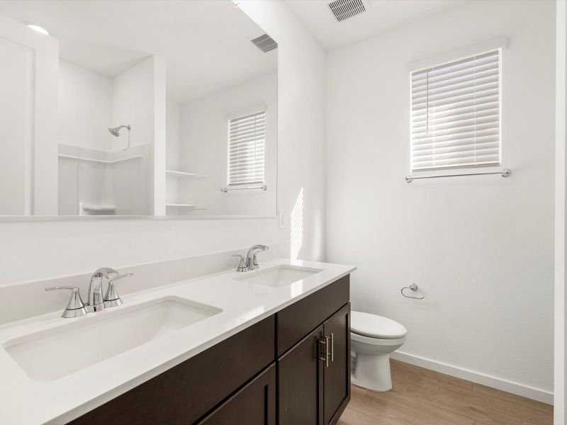 Furnished interior view inside a new home in Meritage Homes by Teravalis - Reserve Series, Buckeye (Image 6).