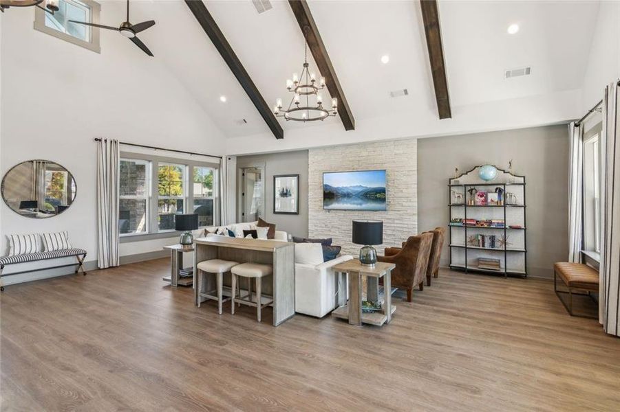 Furnished interior view inside a new home in , Cumming (Image 32). Furnished interior view inside a new home in , Cumming (Image 32).